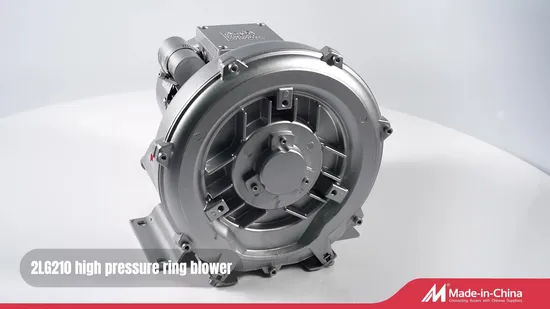 Factory Supply 0.5HP Single Stage Turbine Compressor High Pressure Electric Aeration Mini Ring Blower