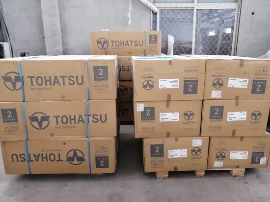Japan Original Unopened Tohatsu 30HP 40HP 50HP 60HP 70HP 90HP Gasoline Outboard Boat Engine Motor for Sale Russia 